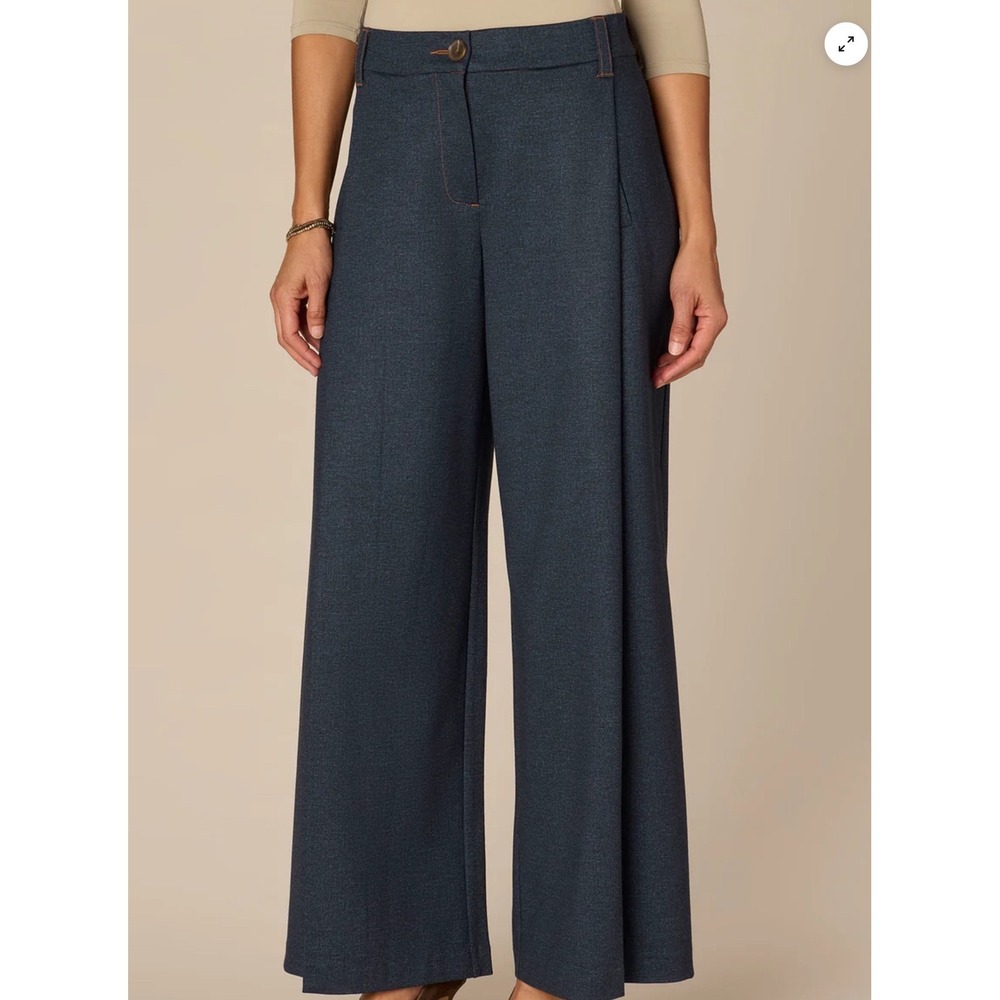 Democracy Ab'solution Skyrise Wide Leg Pants Charcoal Grey 8P New With Tags